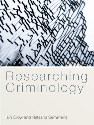 cover image of Researching Criminology